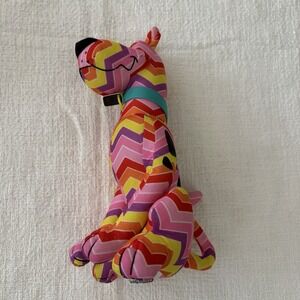 Scooby-Doo Zig Zag Multicolored Plush 8" Plush Toy Factory Stuffed Animal